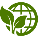 Environmentally responsible recycling practices icon