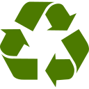 Scrap metal recycling icon